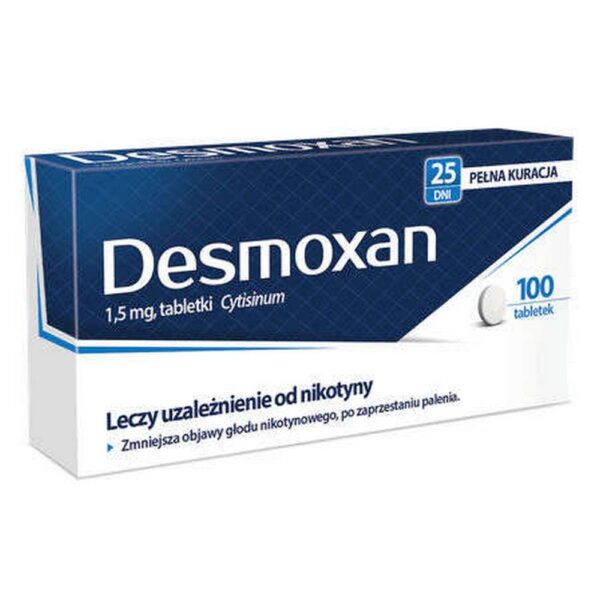 Desmoxan is a drug indicated for adults who want to quit smoking.