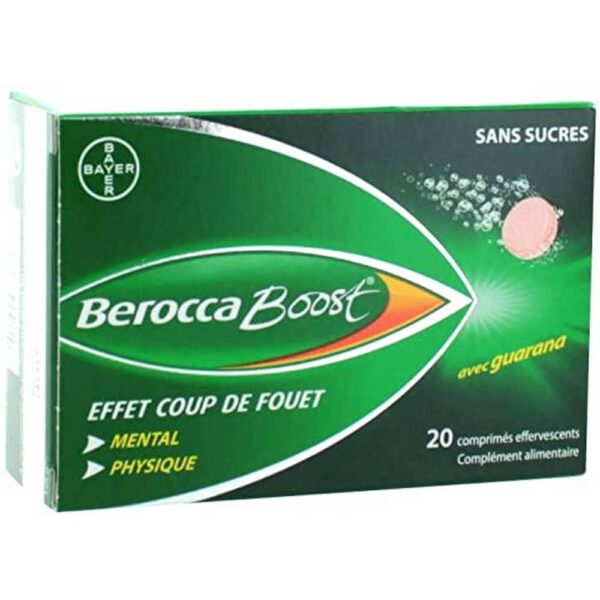 Guarana and vitamins B, C.
