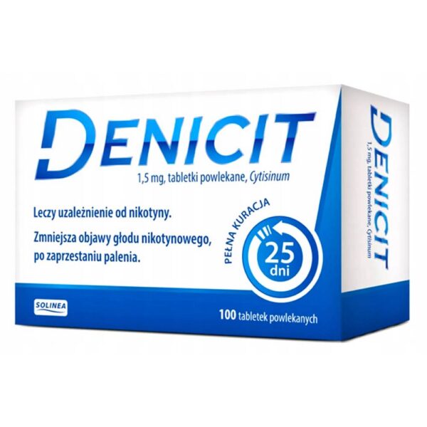 Denicit is used for people suffering from nicotine addiction.