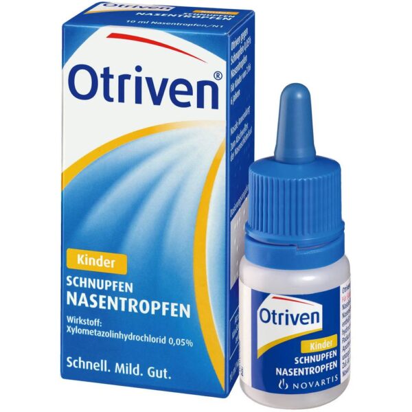 OTRIVEN for swelling of the nasal mucosa due to colds, runny nose cramps, allergic rhinitis.