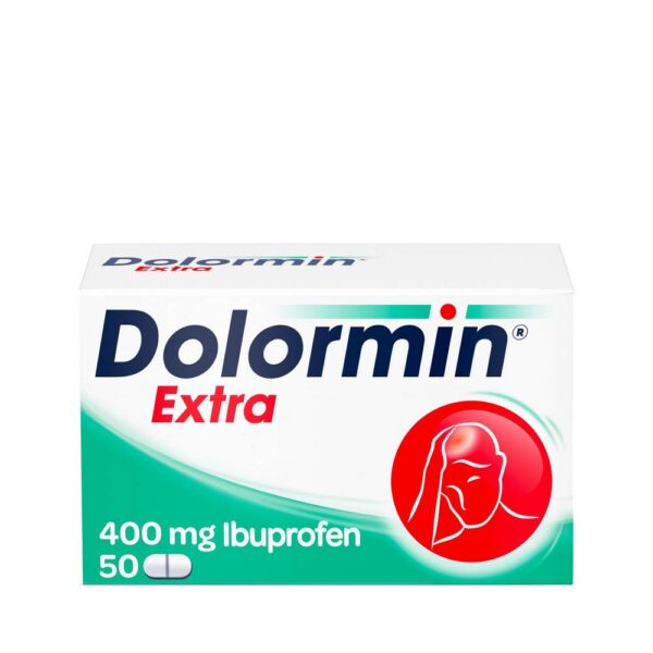Dolormin Extra 50 for symptomatic short-term treatment of mild to moderate pain.